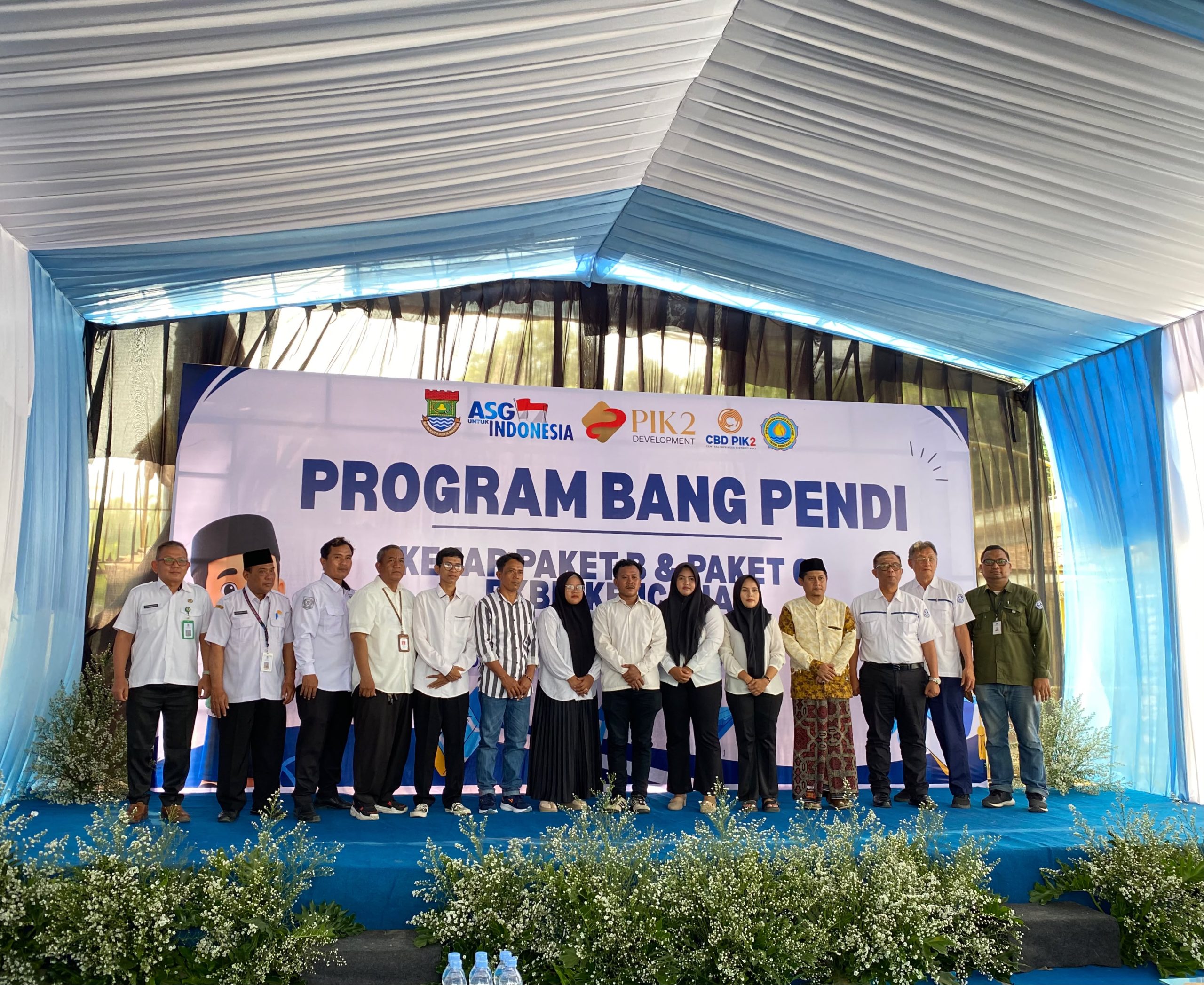 Piltera Training Center Mengikuti Program Bang Pendi Kejar Paket B, Paket C dan PKBM dengan Dukungan Program CSR PIK2 dan Agung Sedayu Group